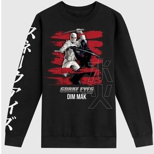 Dim Mak x Snake Eyes - Arashikage Crew Neck - Black